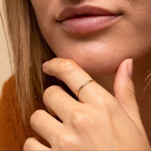 14 K Gold stackable ring